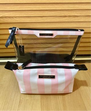 Set 2 Neceser Victoria's Secret Rayas