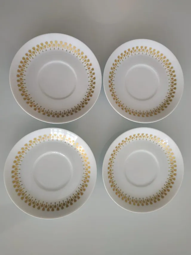 Piatti Rosenthal in Porcellana Dorata - Set di 4