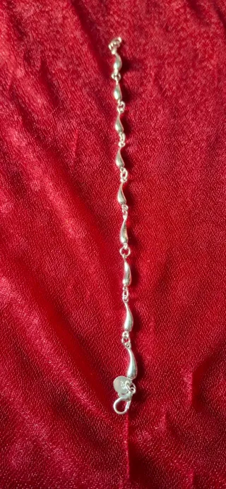 Pulsera Plata 925 Lágrimas