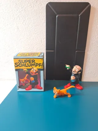 Puffi - Personaggio e scatola smurf