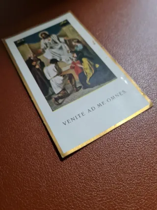 Estampa cromolitográfica religiosa