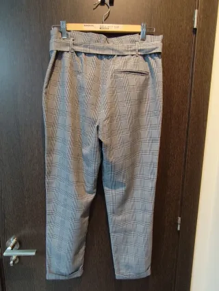 Pantalón cuadros Zara Talla S