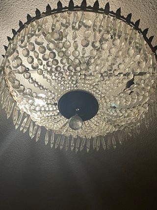 lámpara cristal de roca