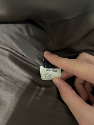 Giacca vintage beige leopardata