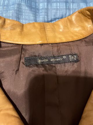 Giacca vintage beige leopardata