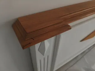 Cabecero de cama de madera