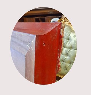 Specchiera artigianale in legno