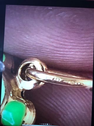 Colgante Oso Oro 18k Esmaltado Verde