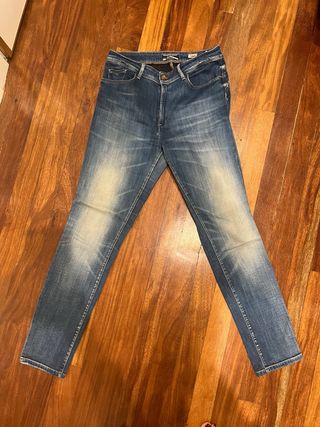 Pantalón vaquero mujer Salsa azul push up