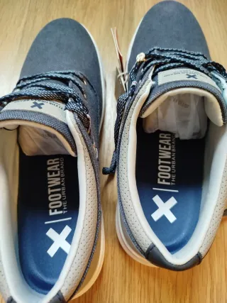 Zapatillas Xti Talla 42 Azul Marino Nuevas