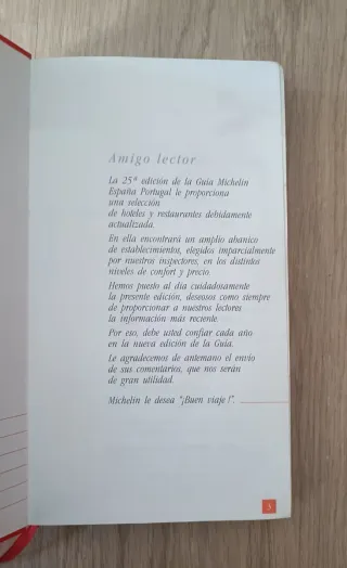 Guia Roja MICHELÍN de ESPAÑA Y PORTUGAL 1997