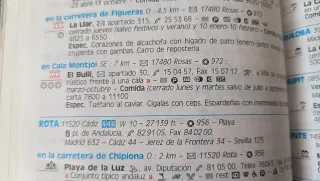 Guia Roja MICHELÍN de ESPAÑA Y PORTUGAL 1997