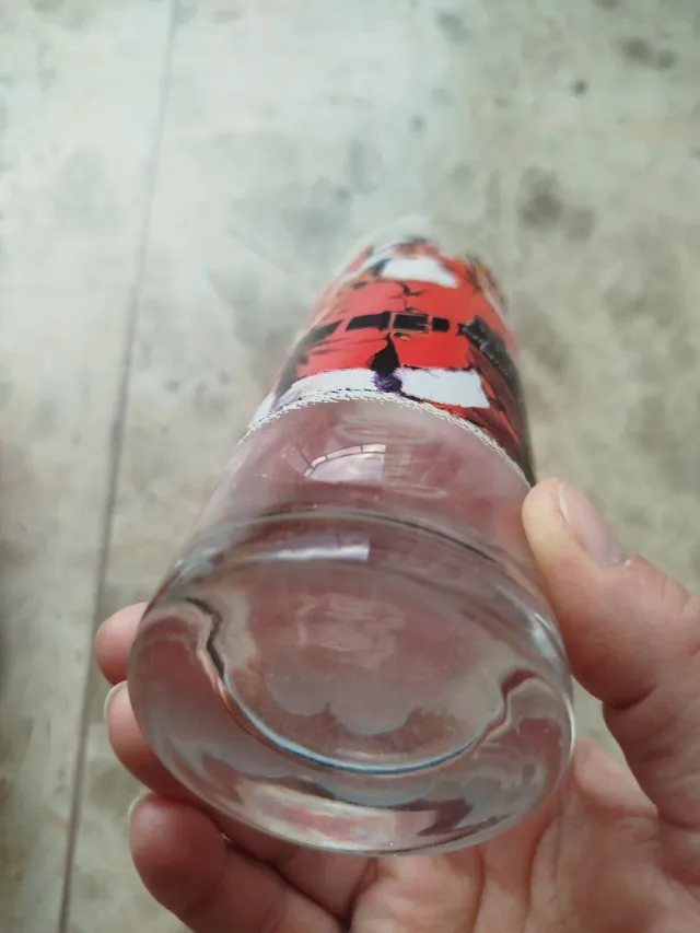 Un Vaso Tubo Navideño Santa Claus