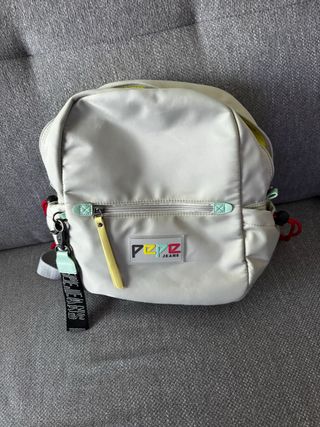 Mochila Pepe Jeans Beige Multicolor