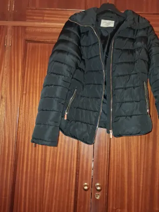 Anorak negro acolchado