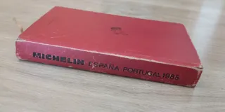 Guia MICHELÍN  ESPAÑA Y PORTUGAL 1985 + Pegatina