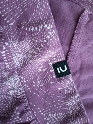 Leggings morados con estampado Mujer Talla XL