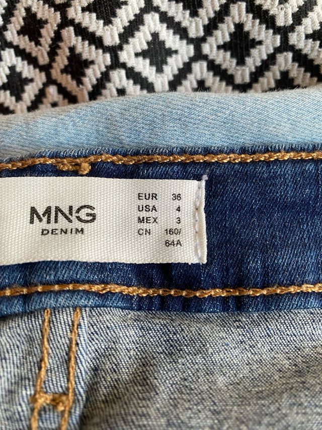 Vaqueros elásticos Mango Talla S/36