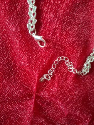 Pulsera Plata 925 Corazones Elegante