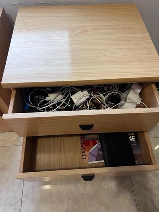 Cajonera 2 cajones madera