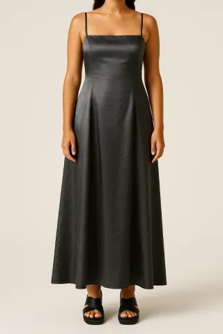 Vestido fiesta negro talla S