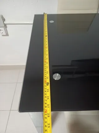 Mesa Cristal y 4 Sillas