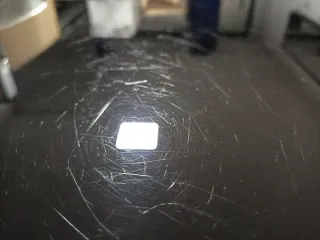 Mesa Cristal y 4 Sillas