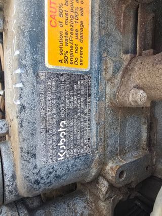 MTR12 Motor KUBOTA D1105-BG-EF01 Turbo 3 Cilindros
