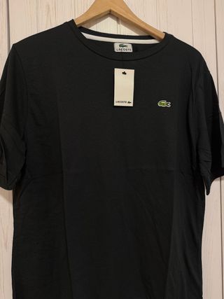 Camiseta Lacoste Negra Talla M