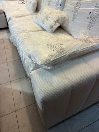 Sofá Chaise Longue Candy Blanco