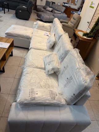 Sofá Chaise Longue Candy Blanco