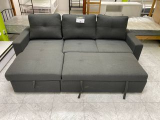 Sofá Cama Chaise Longue 3 Plazas Gris