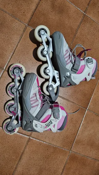 Patines Oxelo Talla 38-41 + Casco y Protecciones