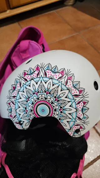 Patines Oxelo Talla 38-41 + Casco y Protecciones