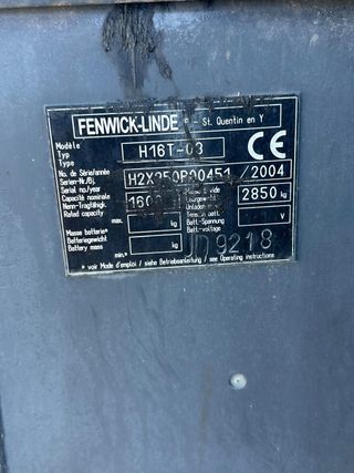 Empilhador Linde H16