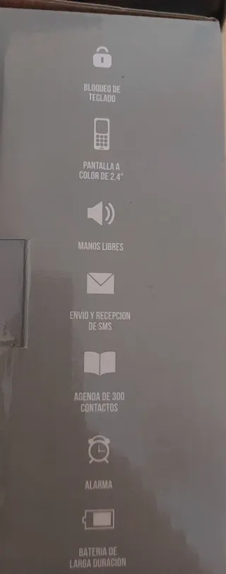 Teléfono móvil SPC2313 NUEVO Ideal niños y mayores