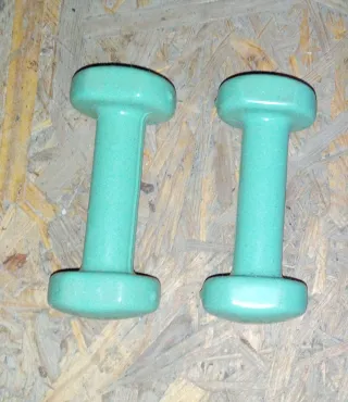 Coppia manubri verdi