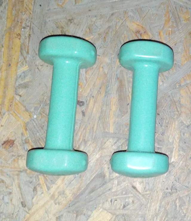 Coppia manubri verdi