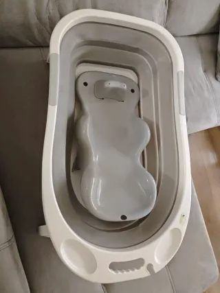 Bañera Plegable Interbaby con adaptador
