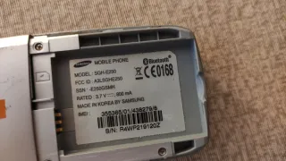 Samsung SGH-X160 E250 Plata