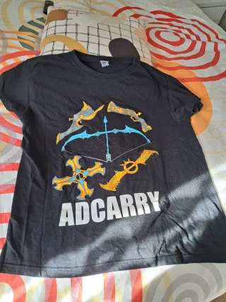 ADCARRY Camiseta Negra con Diseño de Armas
