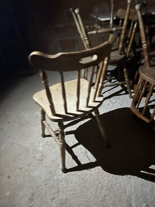 Sedie in legno stile rustico , 20 circa