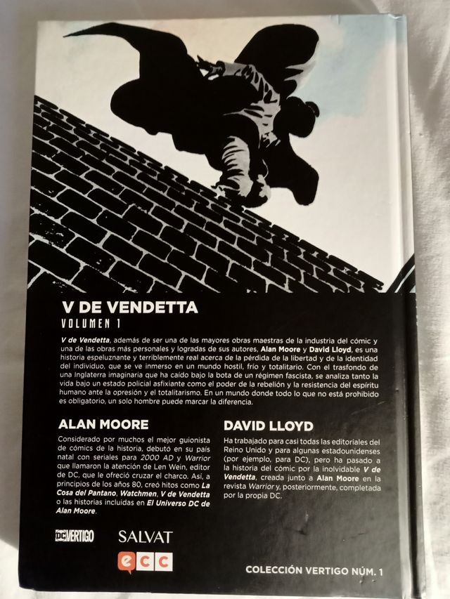 Cómic V de Vendetta Novela Gráfica Volumen 1 ECC