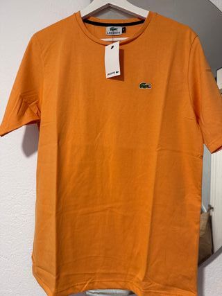 Camiseta Lacoste Naranja Talla M