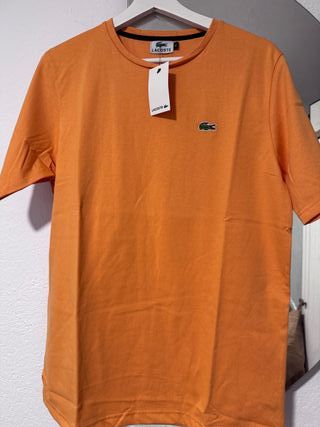 Camiseta Lacoste Naranja Talla M