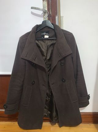 Abrigo Visto Bueno Talla M Marrón
