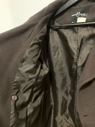 Abrigo Visto Bueno Talla M Marrón