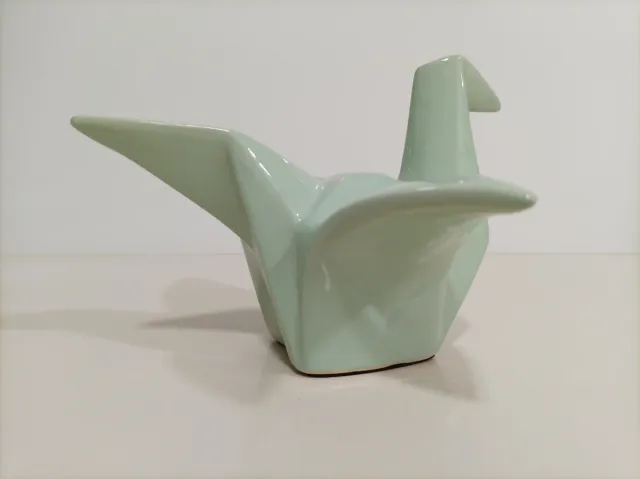 Figura Pajarita in Ceramica Smaltata