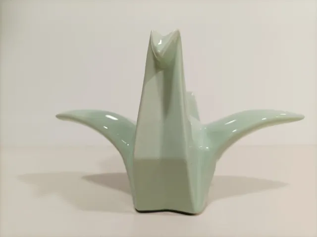 Figura Pajarita in Ceramica Smaltata