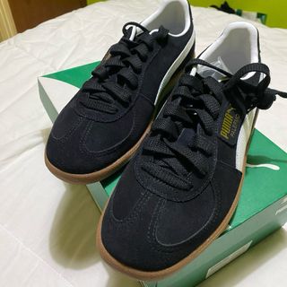 Zapatillas Puma Palermo Negras y Blancas